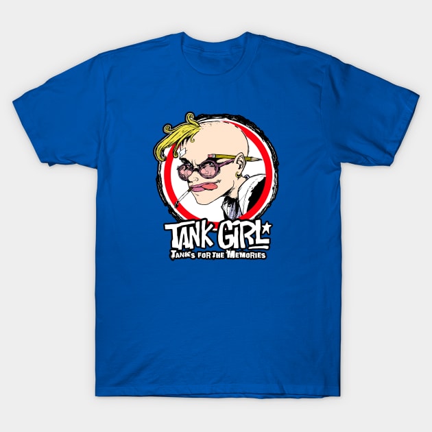 Tank Girl Circle (Alt Print) T-Shirt by Nerdology